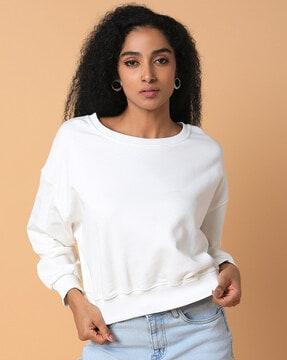 women regular fit sweatshirt