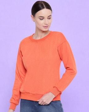 women regular fit sweatshirt