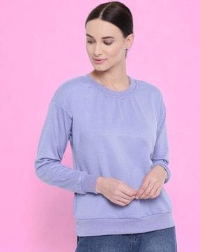 women regular fit sweatshirt