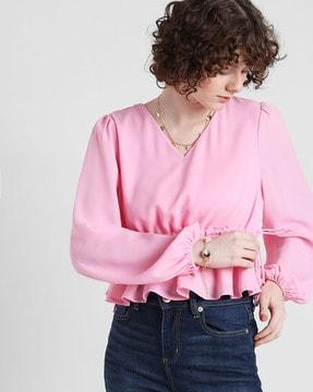 women regular fit top