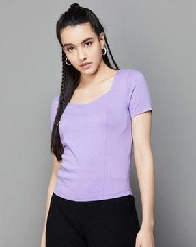 women regular fit top