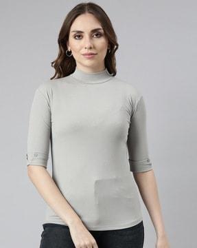 women regular fit top