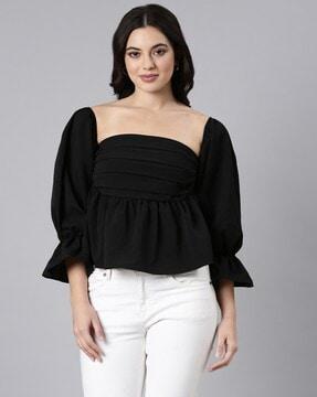 women regular fit top