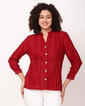 women regular fit top