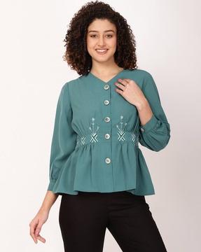 women regular fit top