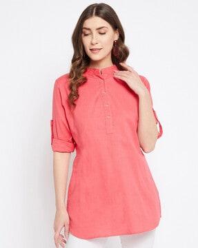 women regular fit tunic