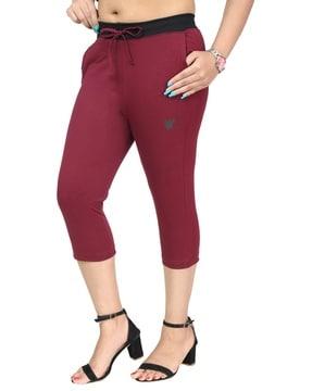 women relaxed fit capris
