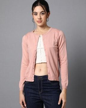 women relaxed fit cardigan