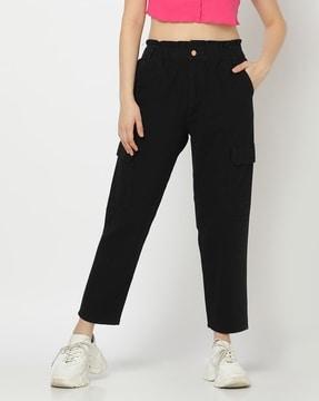 women relaxed fit cargo pants