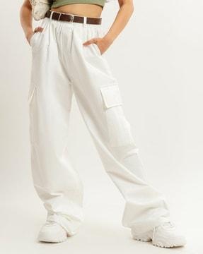 women relaxed fit cargo pants