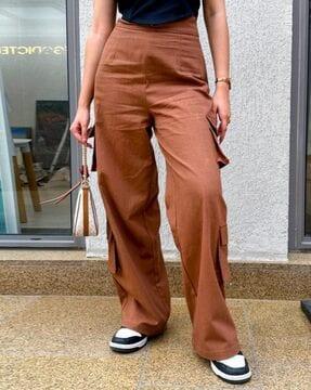 women relaxed fit cargo pants