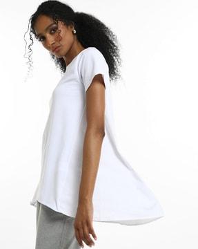 women relaxed fit crew-neck t-shirt