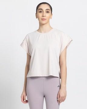 women relaxed fit crew-neck t-shirt