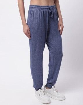 women relaxed fit flat-front trousers