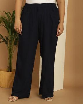 women relaxed fit palazzos