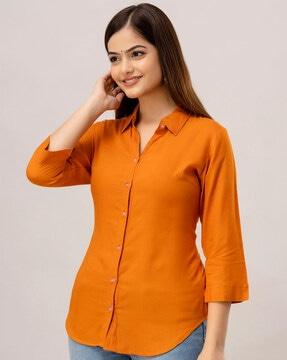 women relaxed fit shirt