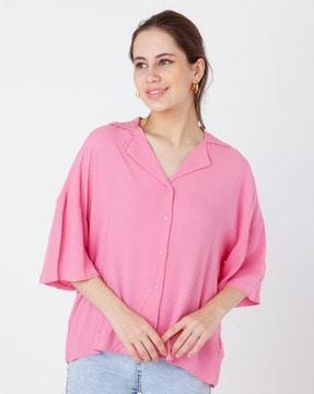 women relaxed fit shirt