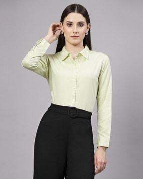 women relaxed fit shirt