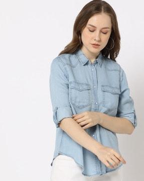 women relaxed fit shirt