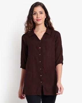 women relaxed fit shirt