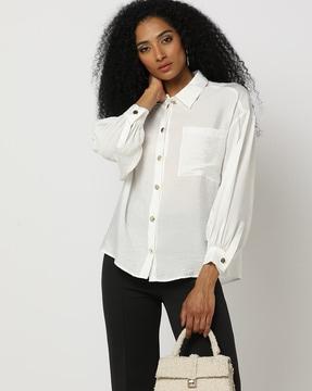 women relaxed fit shirt