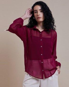 women relaxed fit shirt