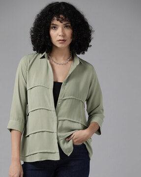 women relaxed fit shirt