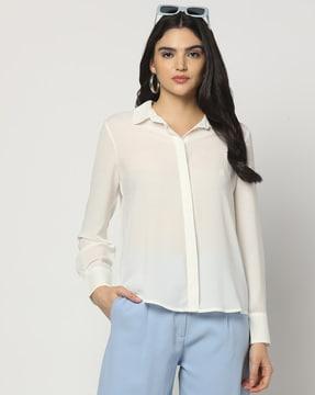 women relaxed fit shirt