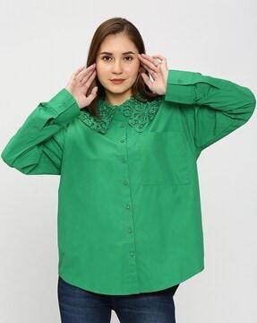 women relaxed fit shirt