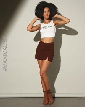 women relaxed fit skorts