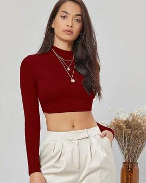 women relaxed fit top with 3/4th sleeves