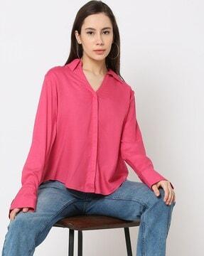 women relaxed fit top