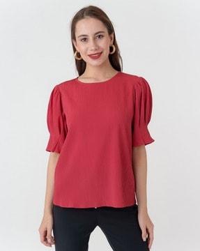 women relaxed fit top