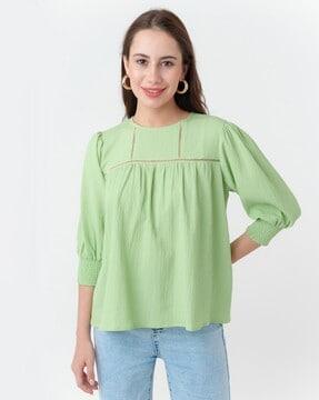 women relaxed fit top