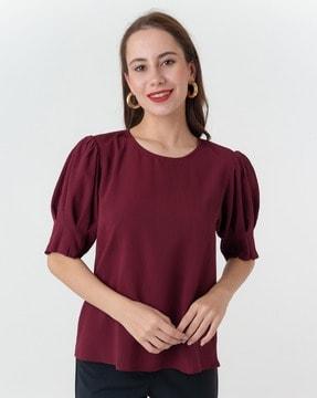 women relaxed fit top