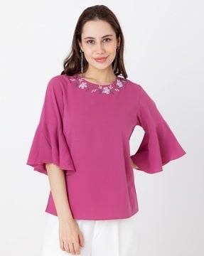 women relaxed fit top