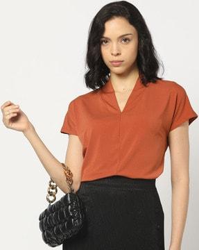 women relaxed fit top