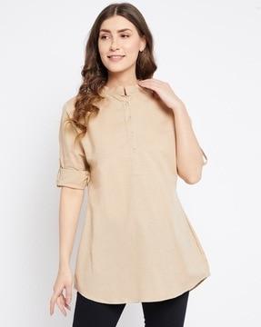 women relaxed fit tunic