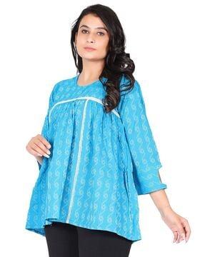 women relaxed fit tunic