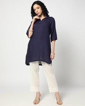 women relaxed fit tunic