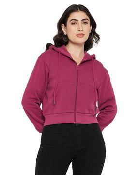 women relaxed hoodie with insert pockets