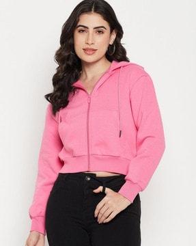 women relaxed hoodie with insert pockets