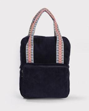 women ribbed backpack