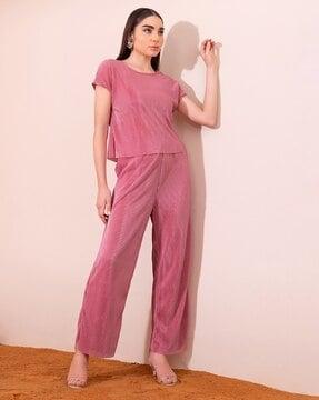 women ribbed co-ord set