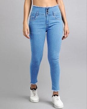 women ribbed skinny jeans