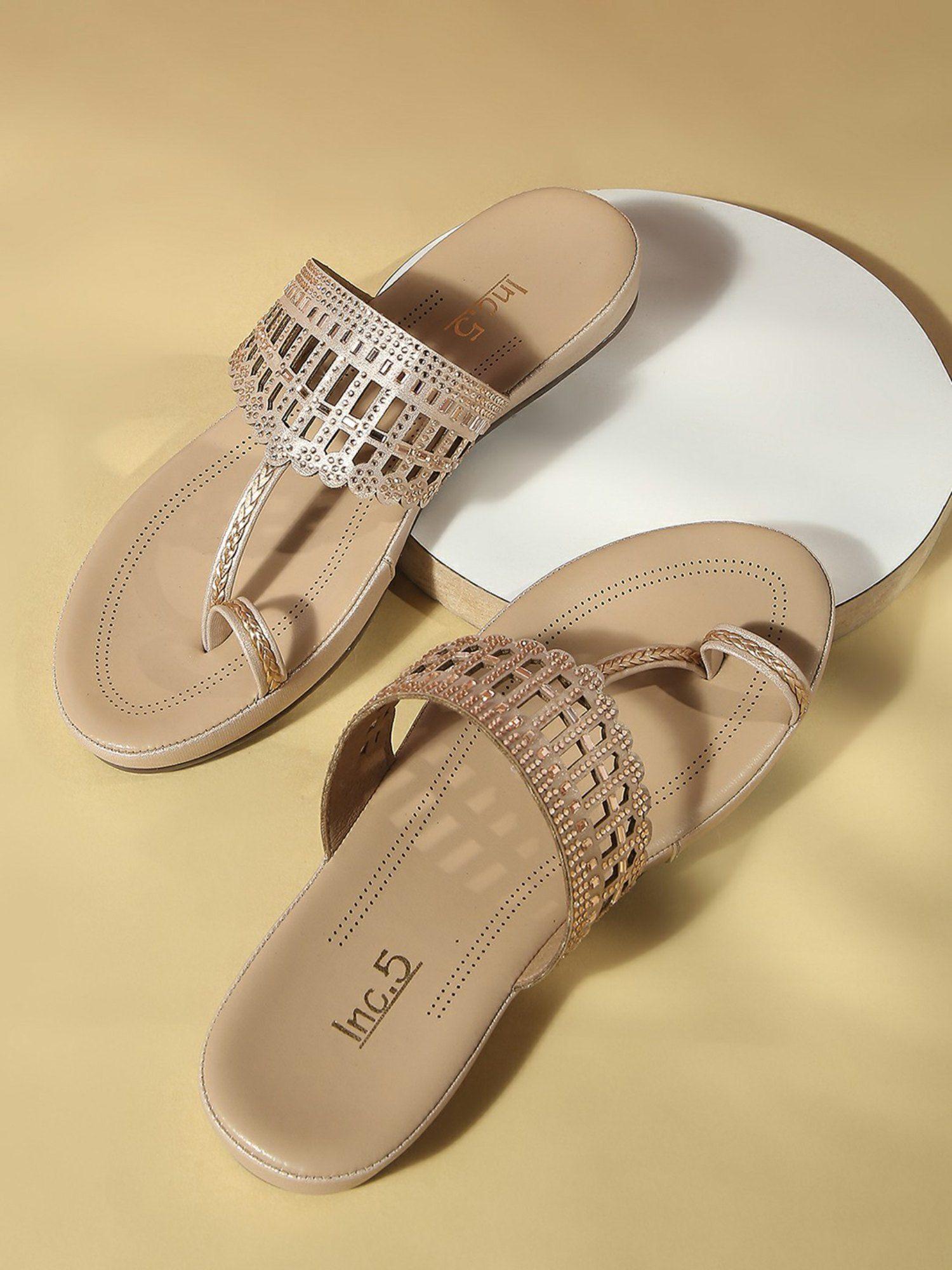 women rose gold evening comfort sandals