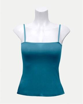 women round-neck camisole with adjustable strap