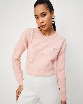 women round-neck pullover