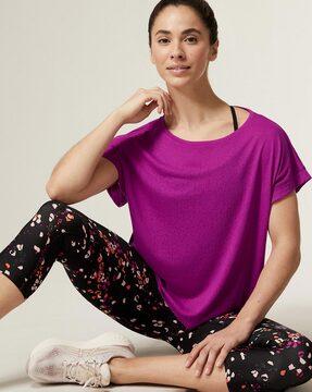 women round-neck relaxed fit t-shirt