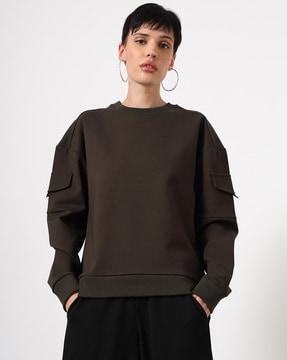 women round-neck sweatshirt